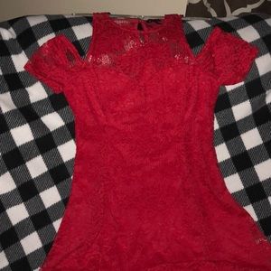 Red Lace Dress